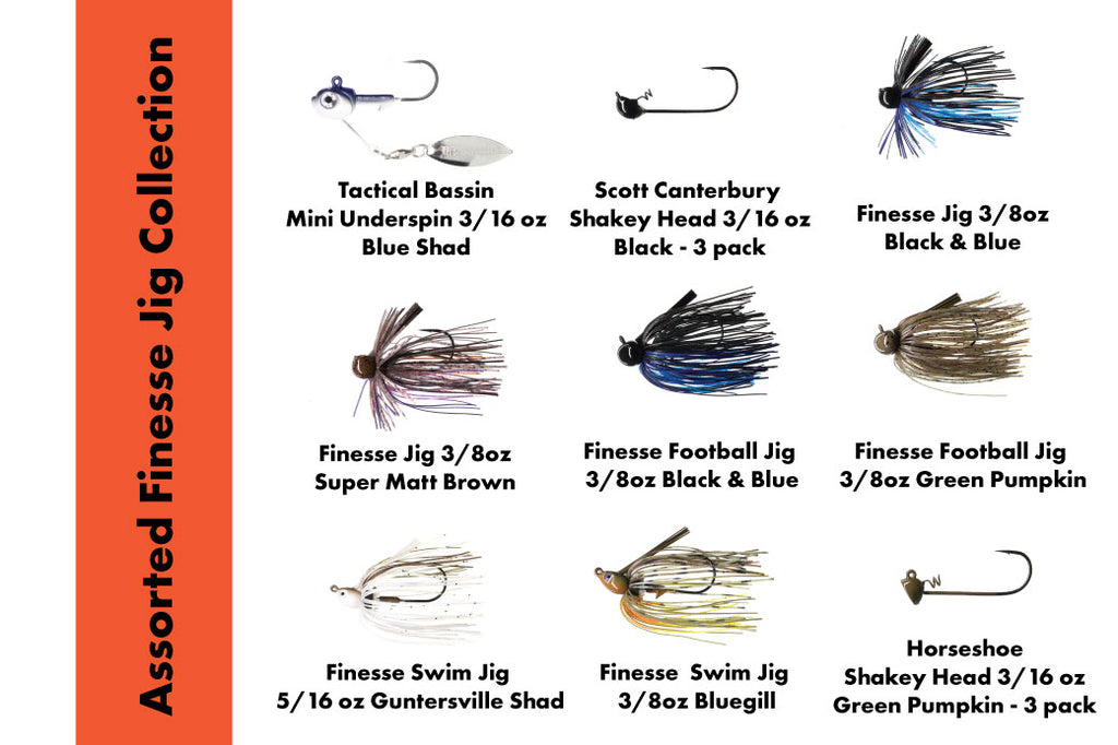 Assorted Finesse Jig Collection - Dirty Jigs Tackle