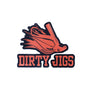 Dirty Jigs Tackle 8" Boat Carpet Decal