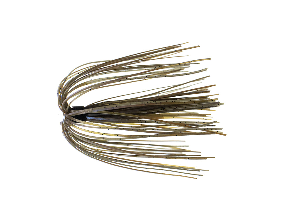 10 RAYBURN RED FIRE CRAW BANDED SKIRTS FOR SPINNER BAITS, BUZZ BAITS, OR JIG